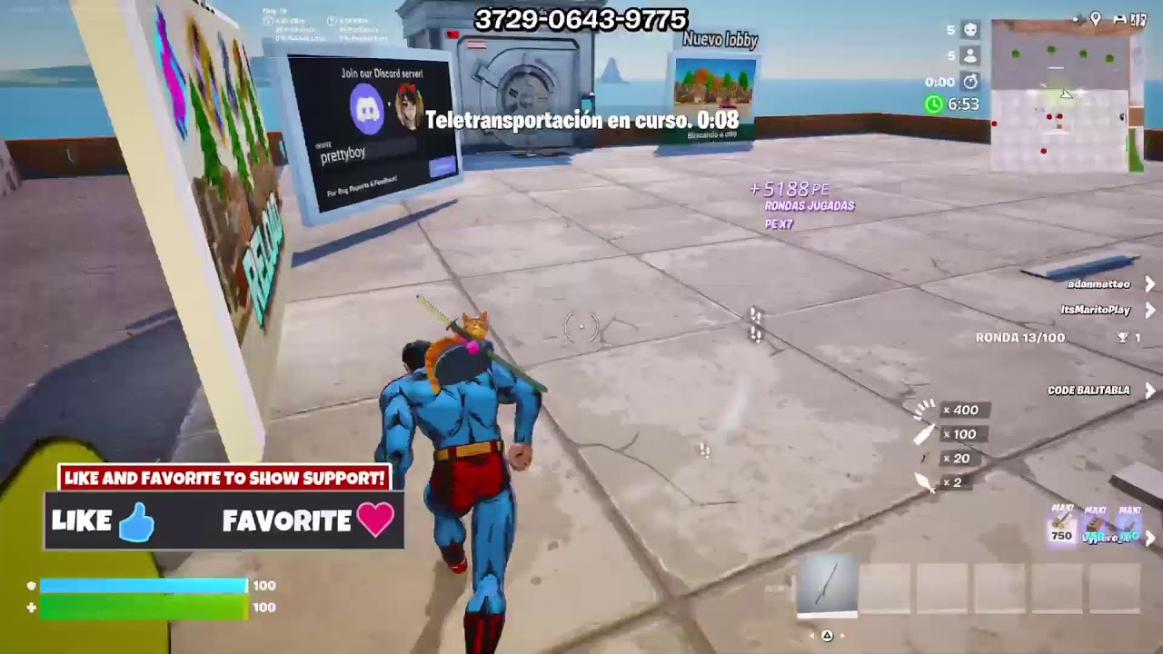 fortnite nocturno jugando con suscriptores Y con mi compañero balita.
