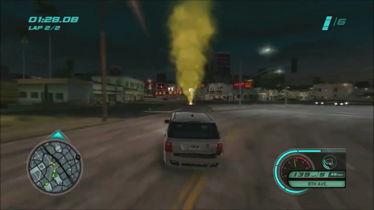 Midnight Club: Los Angeles (PS3) - Land Rover Range Rover Sport in South Central Speedway