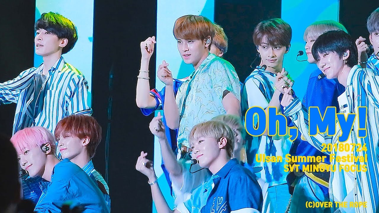 180723 울산 썸머 페스티벌 세븐틴 SVT 어쩌나(Oh, My!) 민규 Mingyu Focus. -@9_overtherope