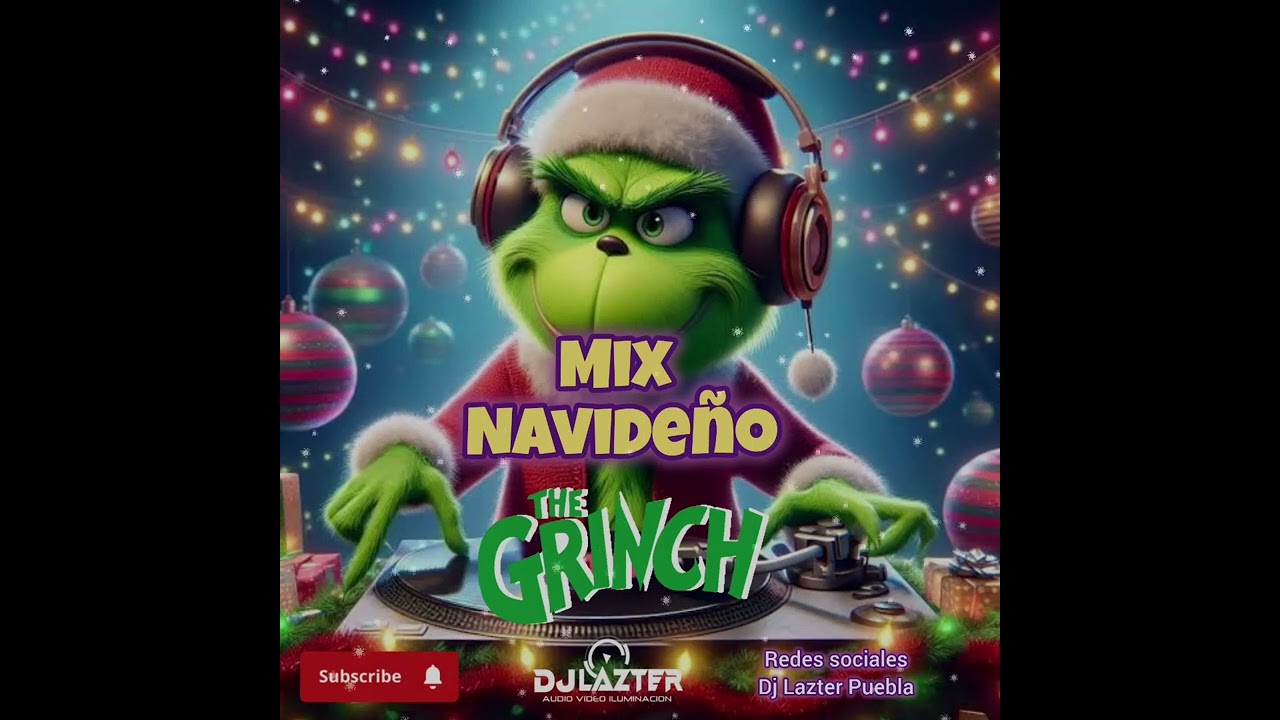  Mix Navideño Infantil Moderno 2025| Para Bailable | The Grinch DJ Version” Dj Lazter Puebla 