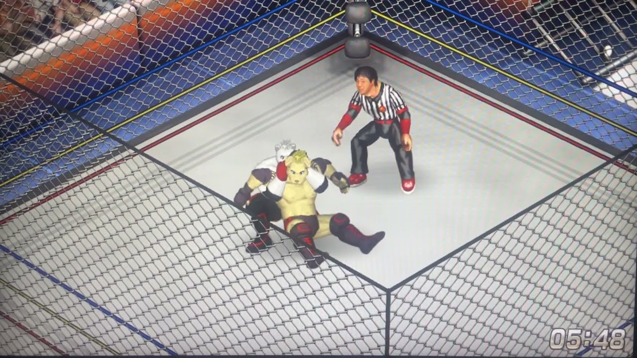 Rebel vs Boulder (Swapped Attire)(Steel Cage Match)