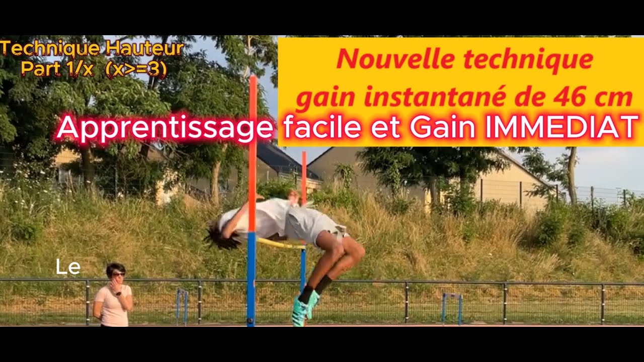Technique saut en Hauteur 