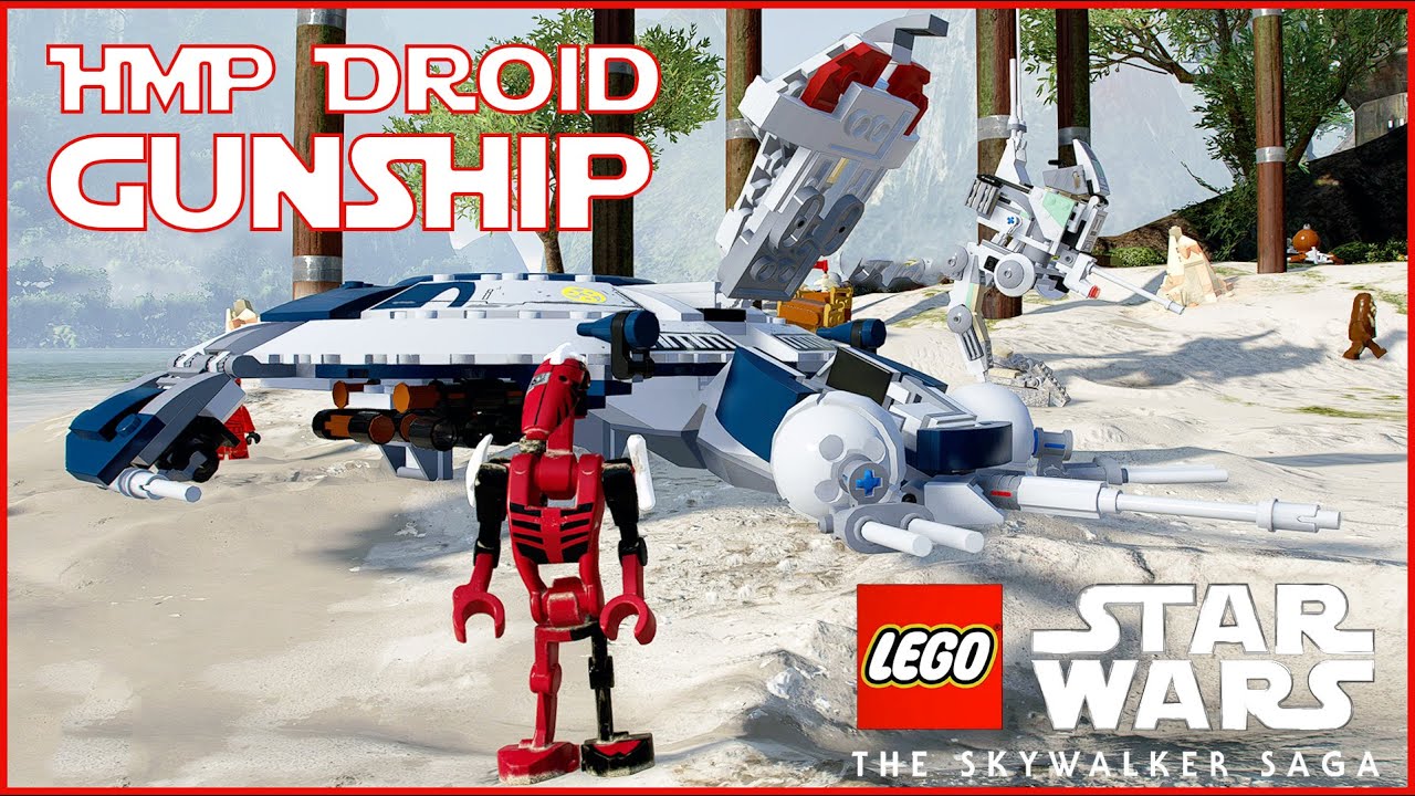 LEGO Star Wars The Skywalker Saga HMP Droid Gunship Unlock and Gameplay!