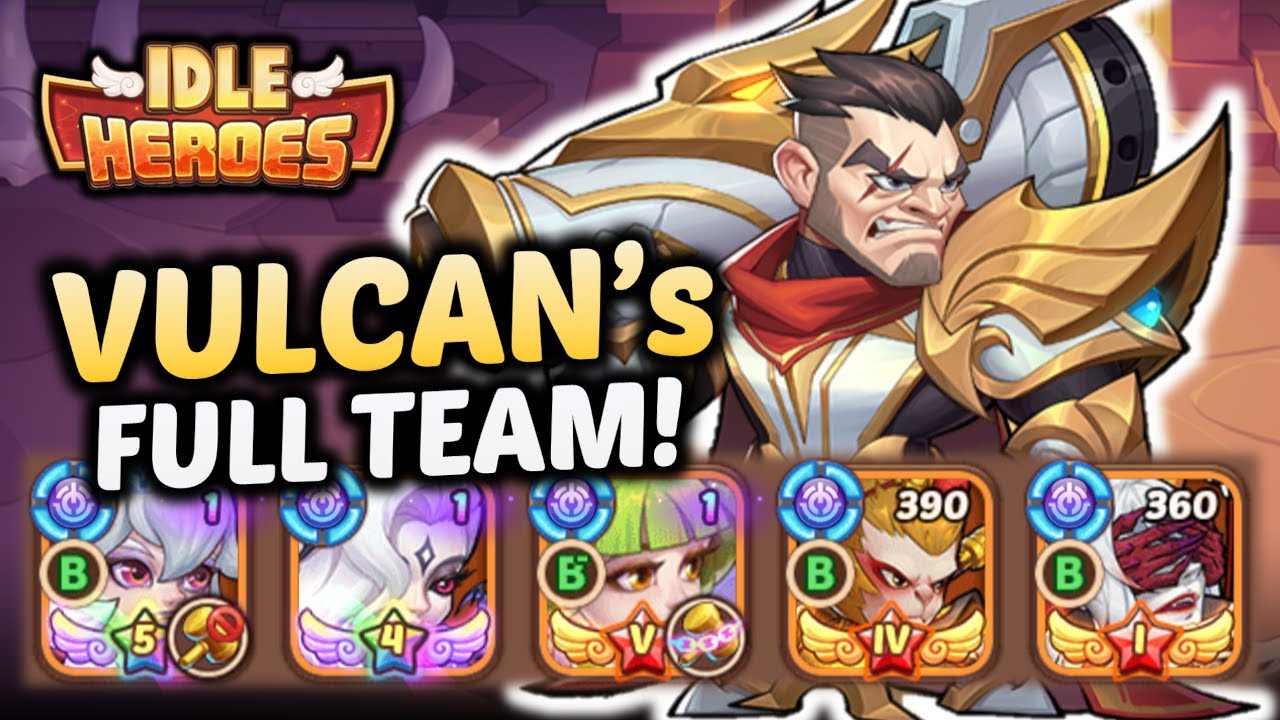 Building the perfect FULL TEAM for our Vulcan! - Episode 71 - The IDLE HEROES CSG Series