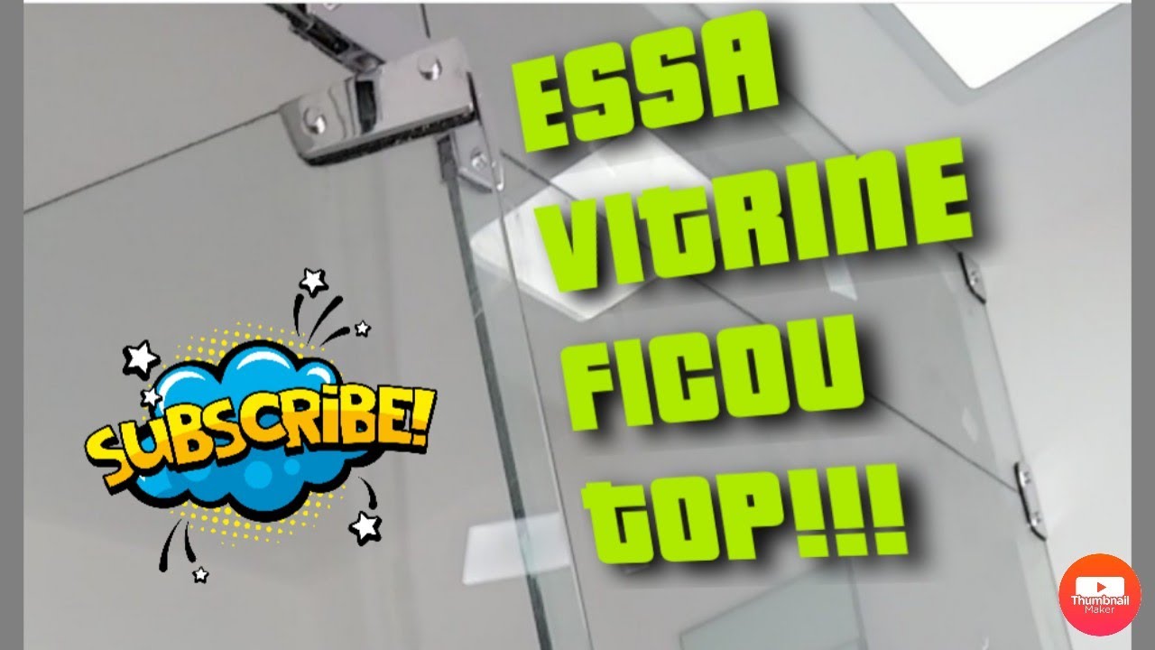vídeo satisfatório/fachada de vidro temperado/ porta de vidro com mola / vitrine