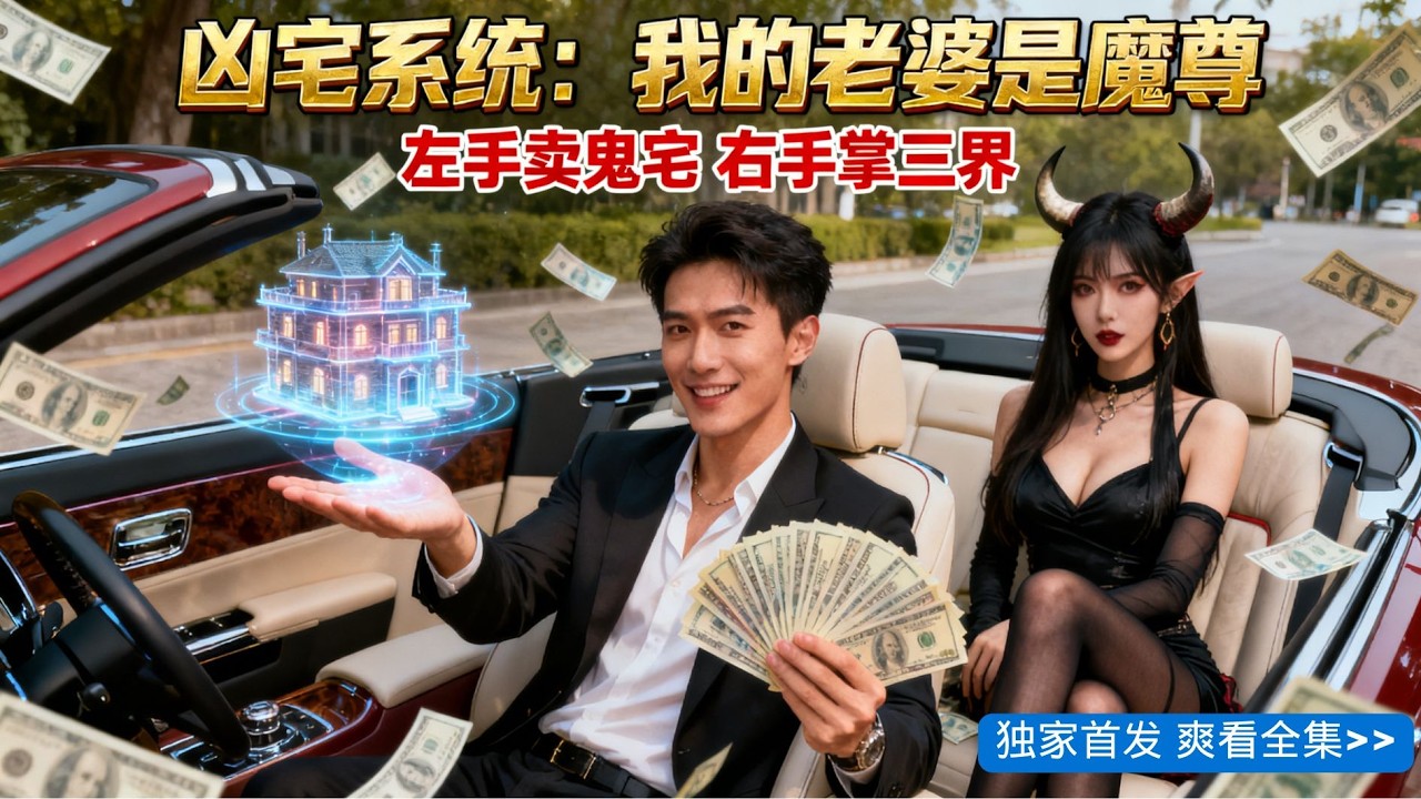 我绑定了凶宅售卖系统，新手任务捡到一个绝美女魔修，每卖一栋凶宅，不仅能暴富，还能获得通天法力！从此，我左手卖鬼宅，右手打脸各路大佬，在逆袭的路上越走越远。靠着系统和老婆，混成了三界最强中介。