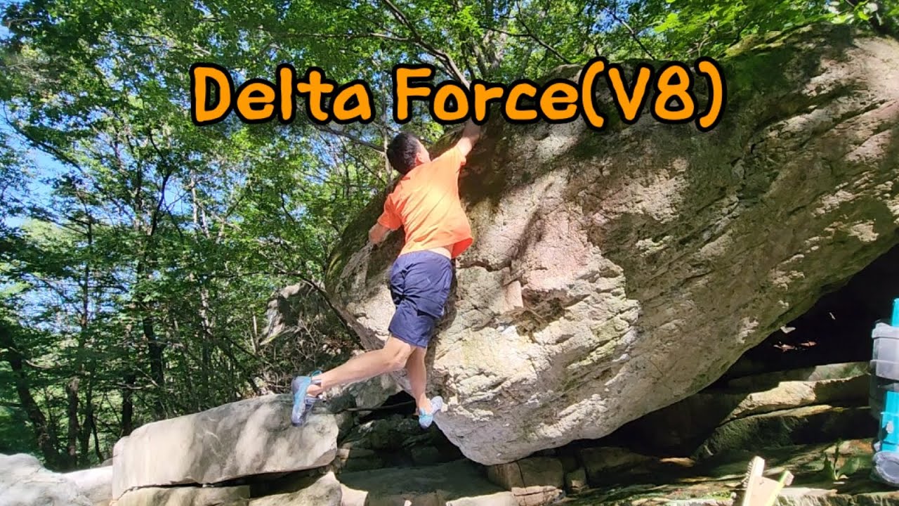 홍류폭포 계곡 볼더링 개척. Delta Force(V8), 맹꽁이(V7), 말복 Direct(V6), 입추(V4) 외....