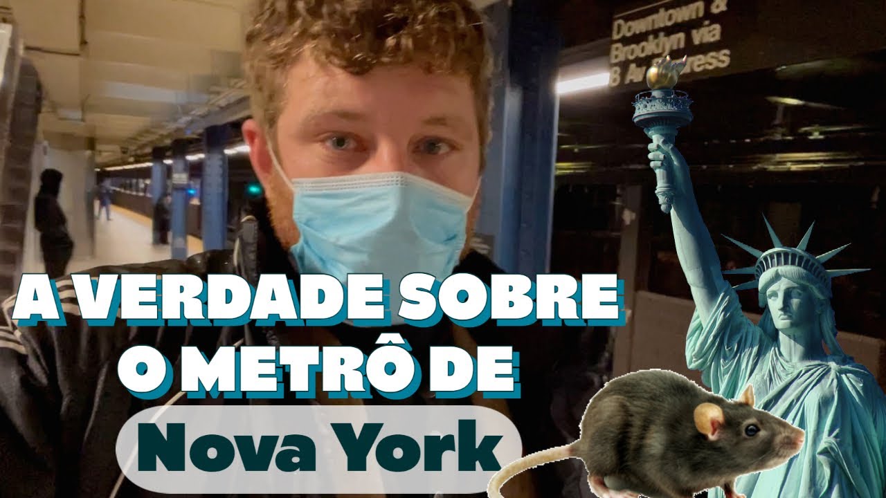 O METRÔ de NOVA IORQUE: A REALIDADE que eles não TE CONTAM