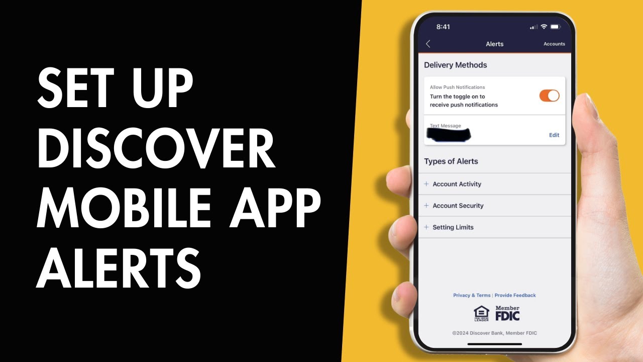 How to Set Up Discover Mobile App Alerts