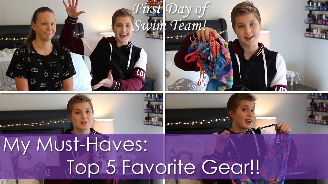 My Must-Haves: Top 5 Gear for Your First Day of Swim Team!