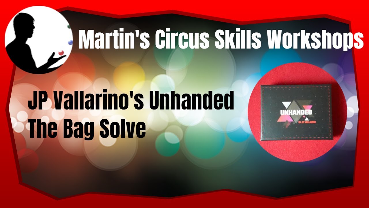 JP Vallarino's Unhanded - The Bag Solve - Sleight of wrist. #magic #JP Vallarino #cardmagic