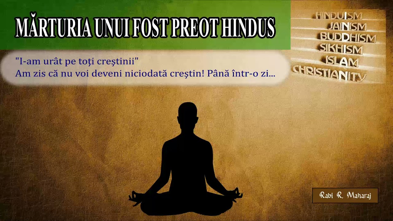 BRAHMAN HINDUS SE ÎNTÂLNEŞTE cu HRISTOS