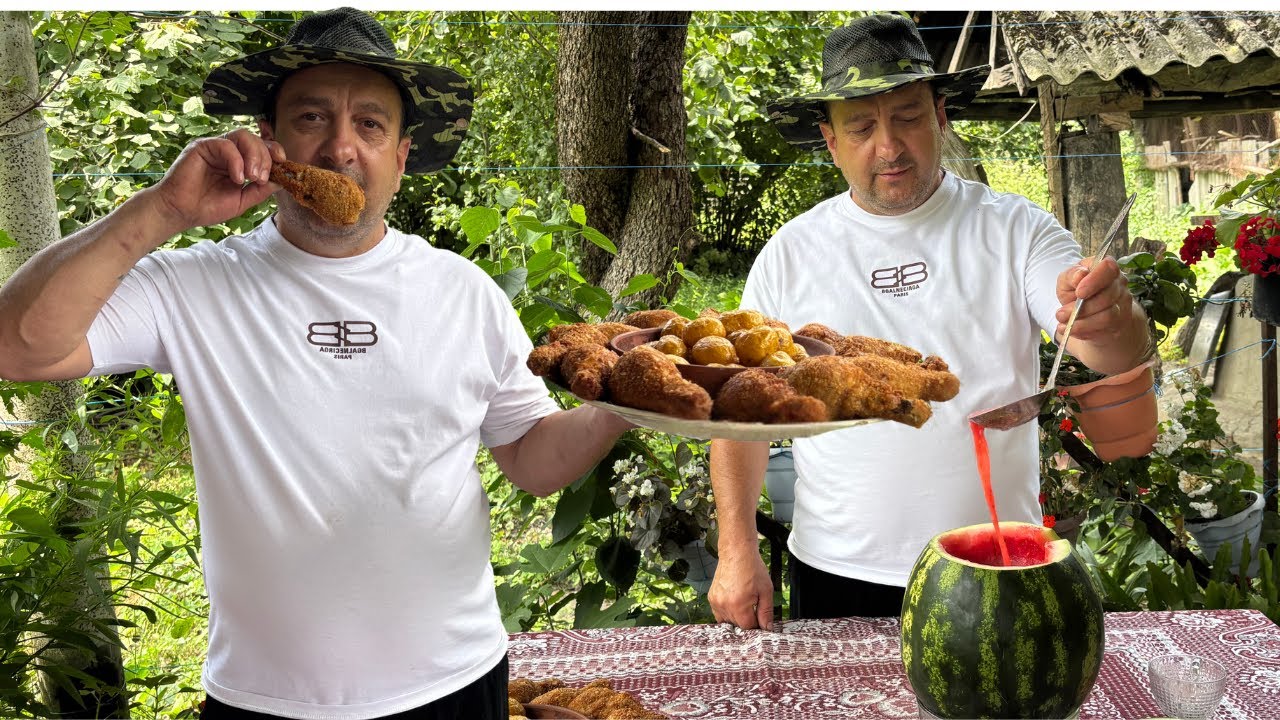 Countryside Tandoori Chicken Drumsticks with Watermelon | Outdoor Cooking & Natural Living