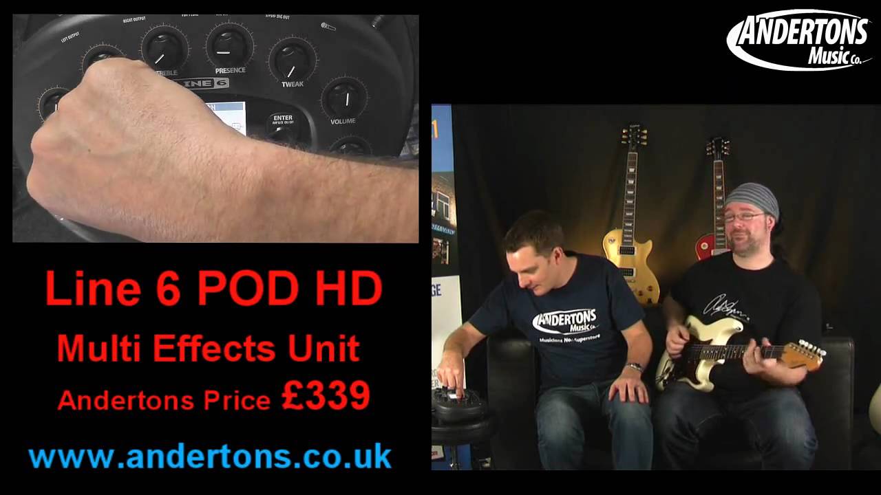 Line 6 POD HD - Part 1  (World Exclusive)