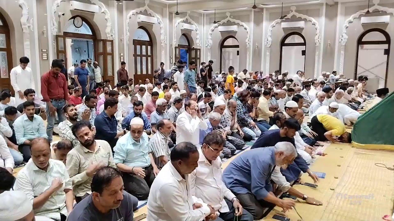 azan namaz e magrib Isha 6 26 pm KHOJA SHIA ISHNA ASHARI JAMA MASJID Mumbai INDIA zaroor Dekhe