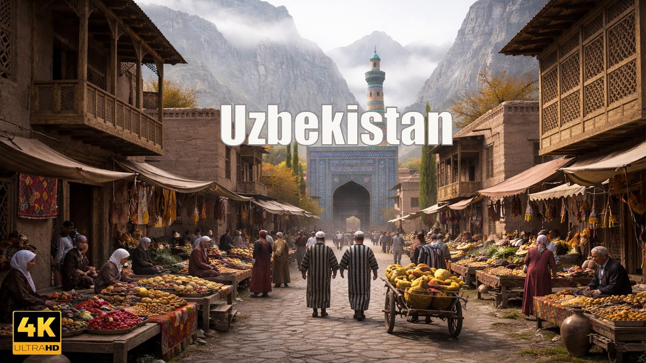Uzbekistan 4K  | The Hidden Beauty of Central Asia (Cinematic Travel Film)