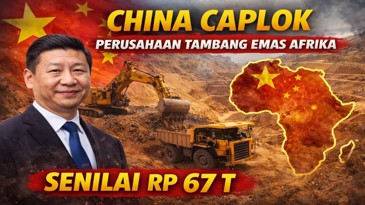 China Caplok Perusahaan Tambang Emas Afrika Senilai Rp 67 T