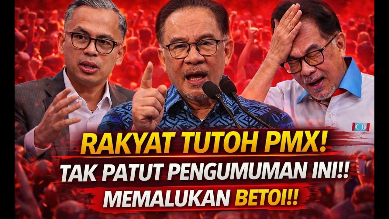 RAKYAT TUTOH ANWAR, SETPOL PMX BUAT HAL RAKYAT TIBAI?