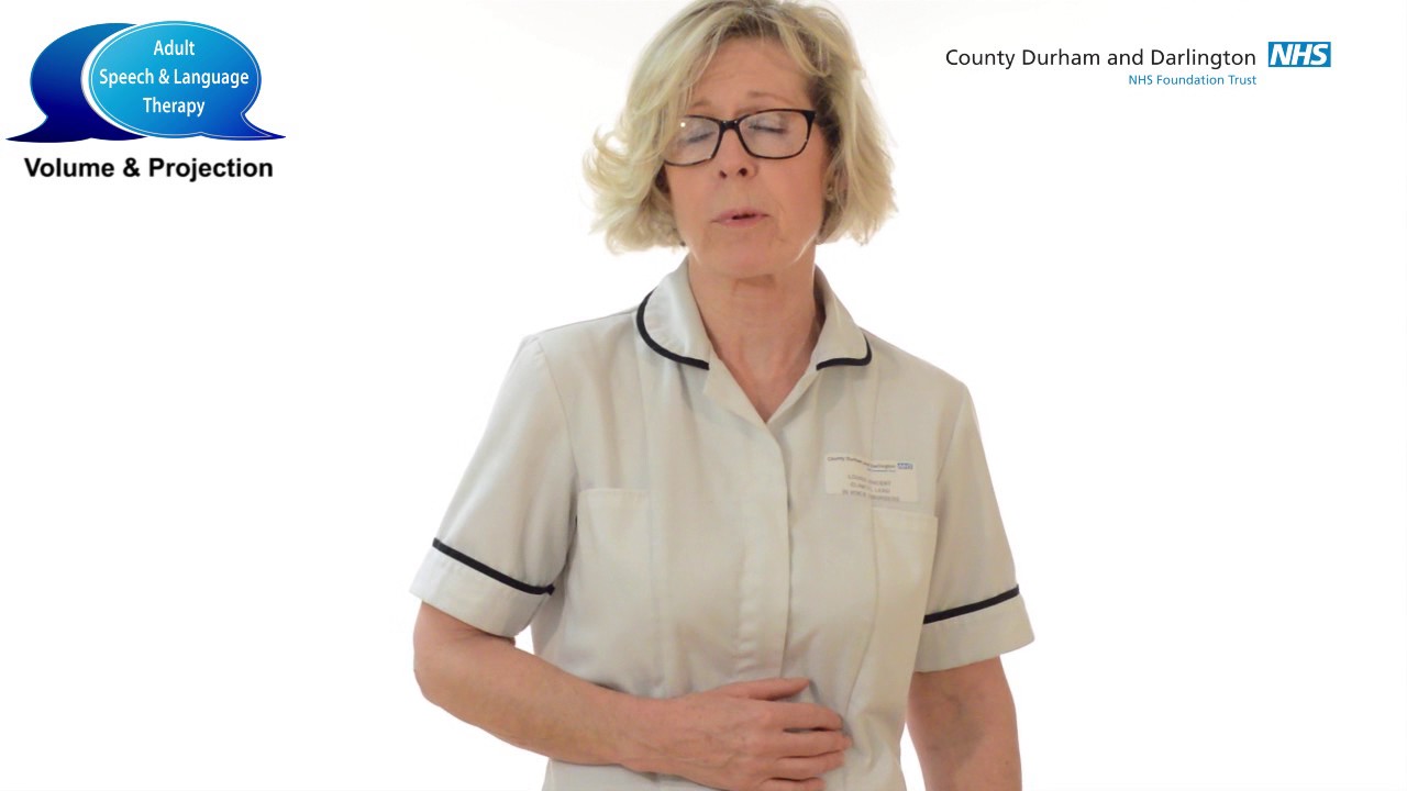 Adult Speech and Language Therapy -  Volume and Projection