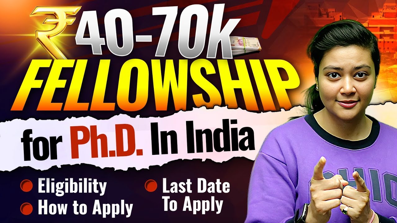 Top 10 BEST PhD Stipends/Fellowships in INDIA ✅ Aditi Mam