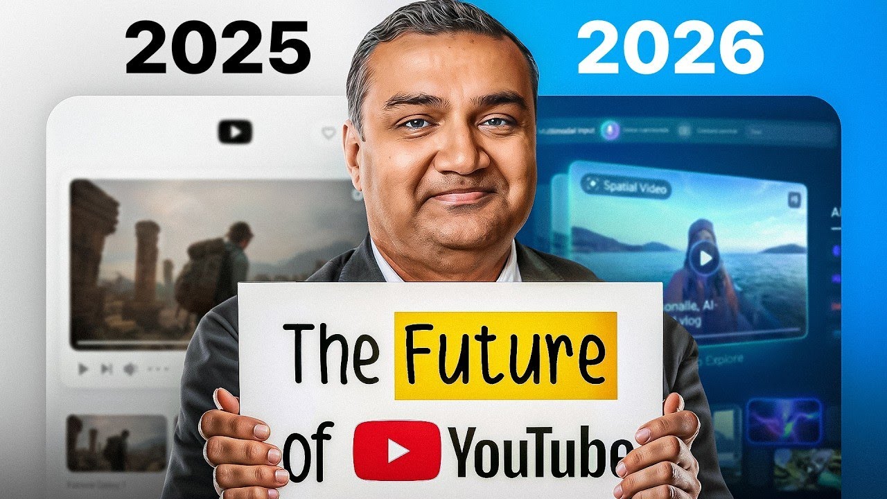 Генеральный директор YouTube объявил о масштабных изменениях на платформе в 2026 году (монетизаци...
