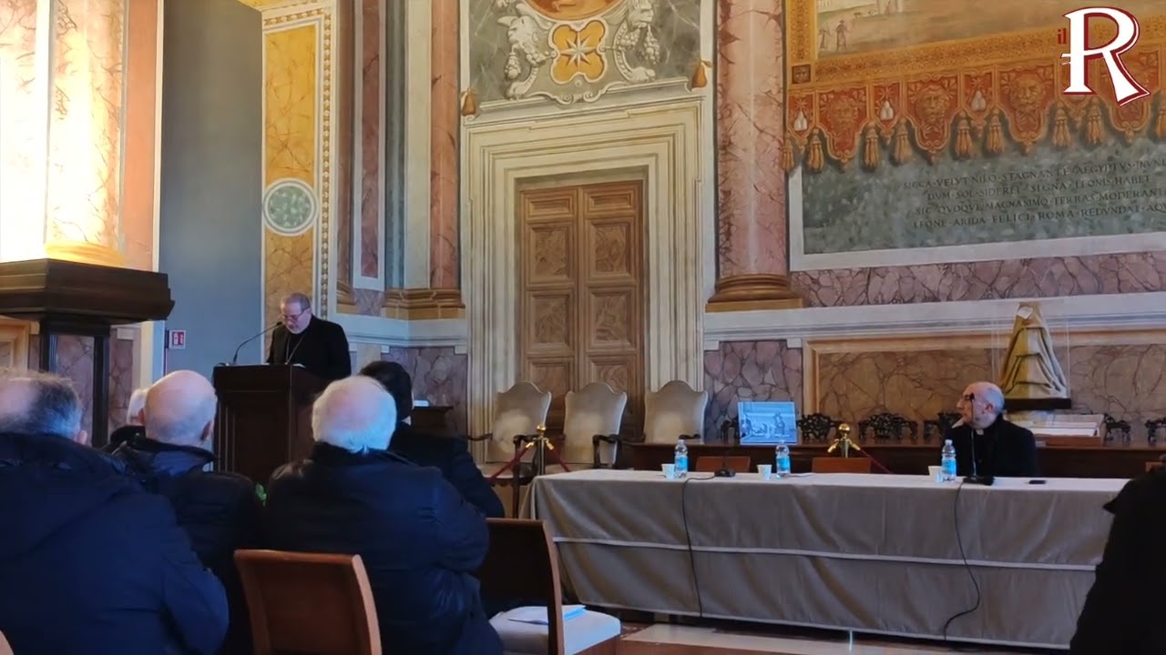Palazzo Lateranense - Roma. L'annuncio del nuovo Vescovo di Ivrea: Mons. Daniele Salera.