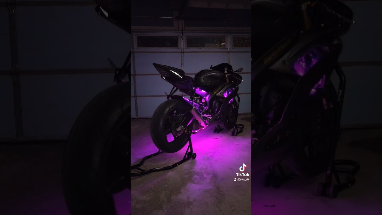 LED underglow on YAMAHA R6