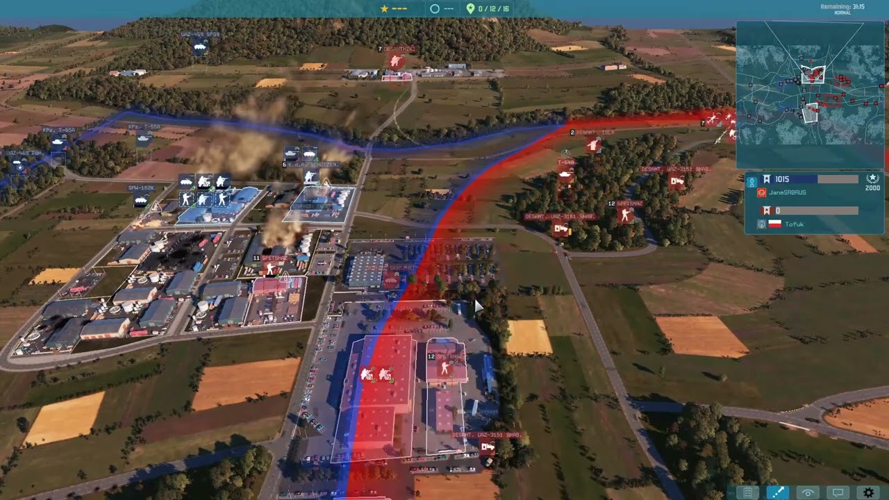 WARNO Division 1 - JaneCEBRUS (German KDA Bezirk) vs Tofuk (35th VDV) Vertigo