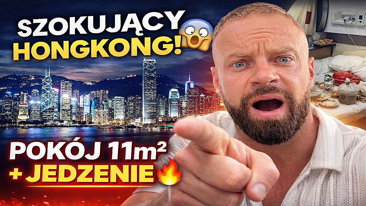 Najdroższe miasto świata - jak się żyje i je w Hong Kong'u VLOG 1/2