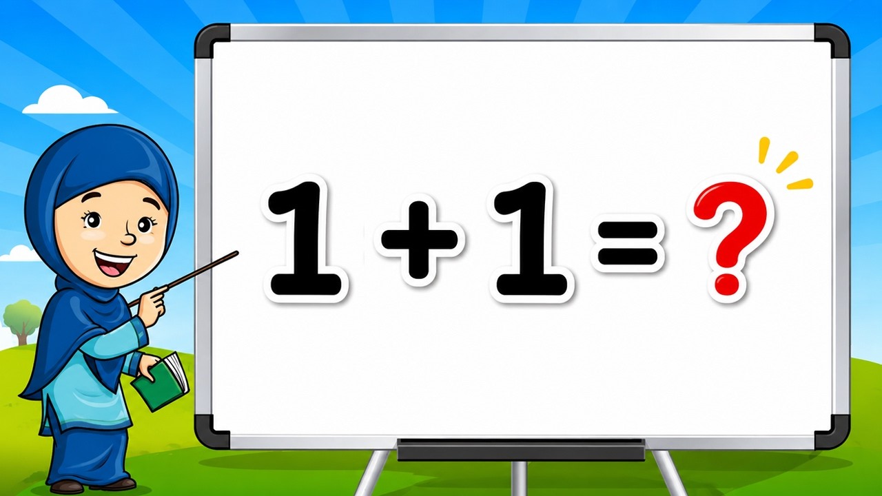 Tambah-Tambahan 1 + 1 | Belajar Matematika Untuk Anak Kecil, TK, dan SD