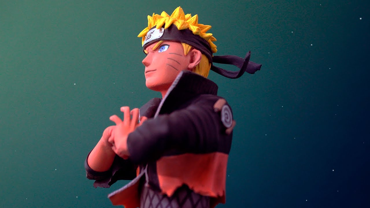 Cómo Hacer a NARUTO Uzumaki con Porcelana Fría
