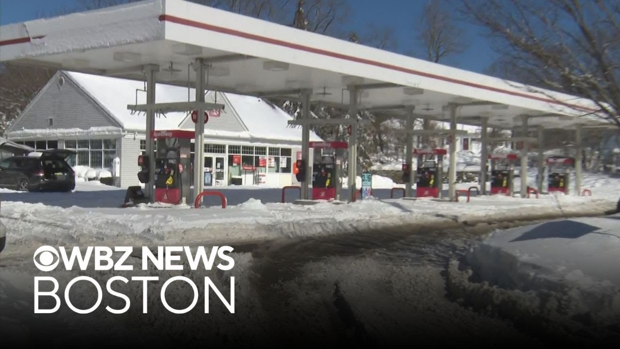 Plymouth gas stations closed after blizzard knocks out power