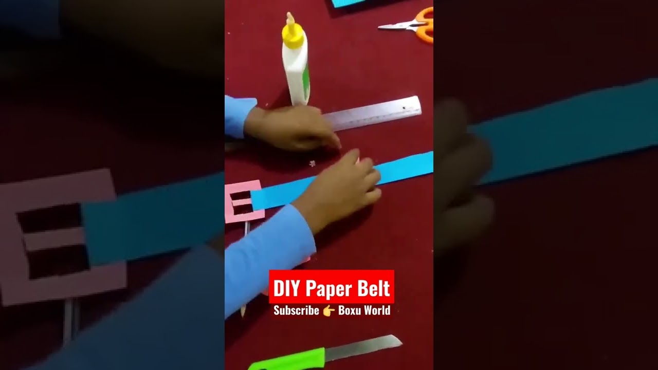 DIY Paper Belt | Creative homemade kids activity #shorts #papercraft #belt #creativeactivity #kids