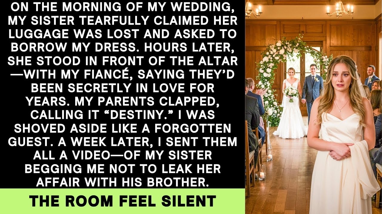 My Sister Wore My Wedding Dress to Marry My Fiancé… So I Exposed Her Secret Affair