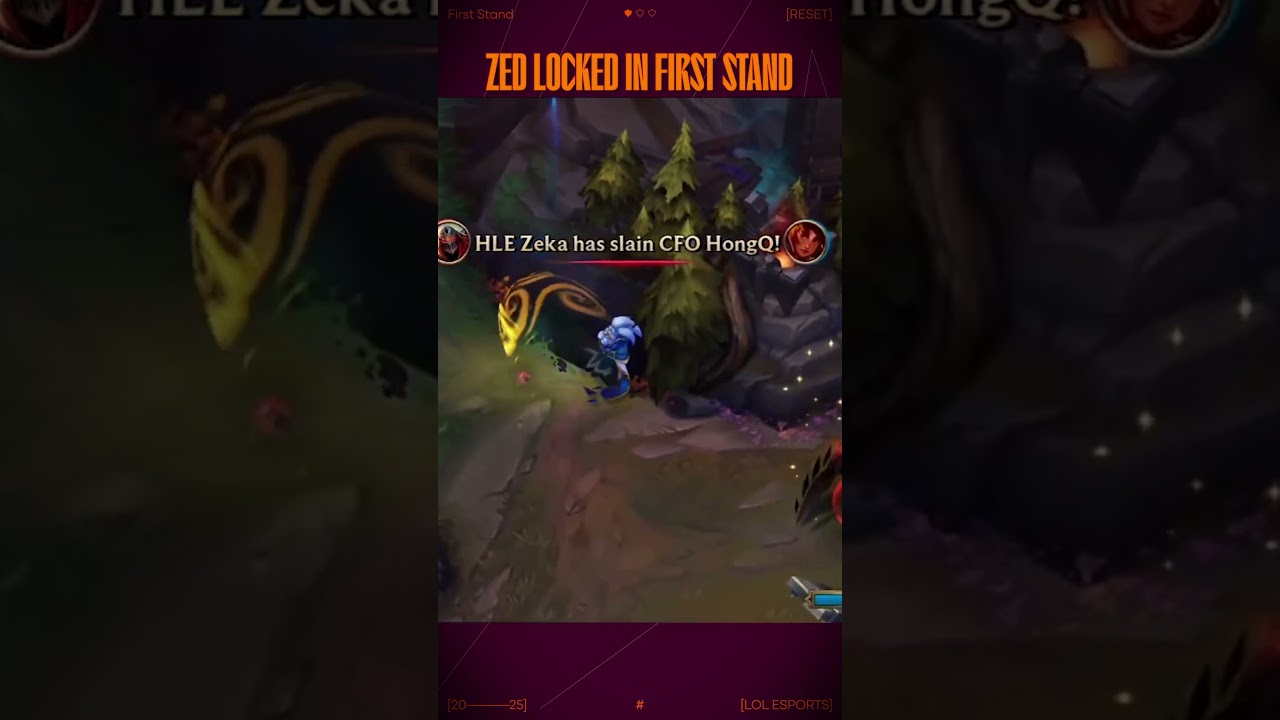 🗣 Zed in International Pro Play!-Feat. HLE Zeka