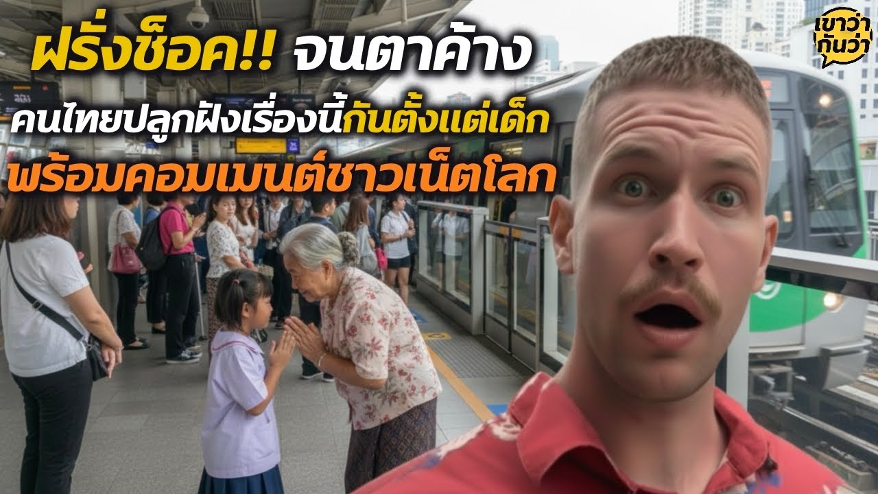 ฝรั่งช็อค!! คนไทยสอนเรื่องนี้กันตั้งแต่เด็กเลยเหรอ | เขาว่ากันว่า