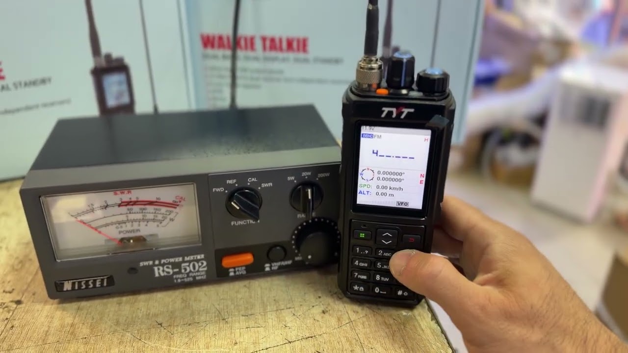Замер мощности радиостанции TYT UVL-15w 