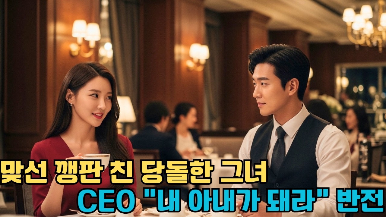 [ 사연 ] 쓰레기 집안에서 벗어나려 선자리 깽판 친 당돌한 그녀! 도망칠 줄 알았던 얼음장 CEO가 