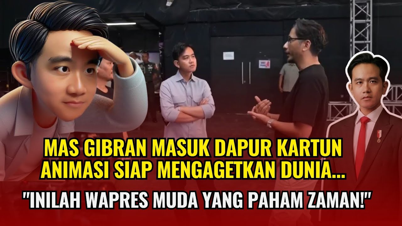 Mas Gibran siap Obrak-abrik studio Animasi jadi Go Internasional!!! Kerennnnn