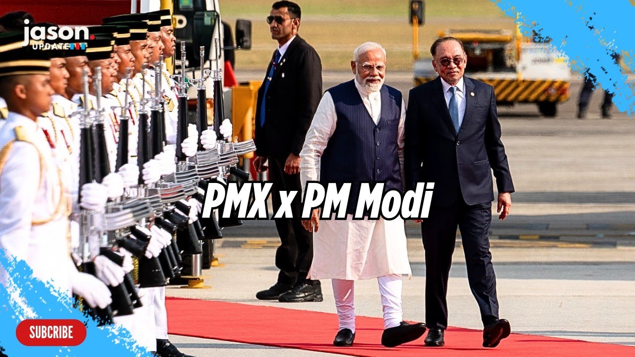 PM Anwar Ibrahim menyambut ketibaan PM India, TYT Mr Narendra Modi