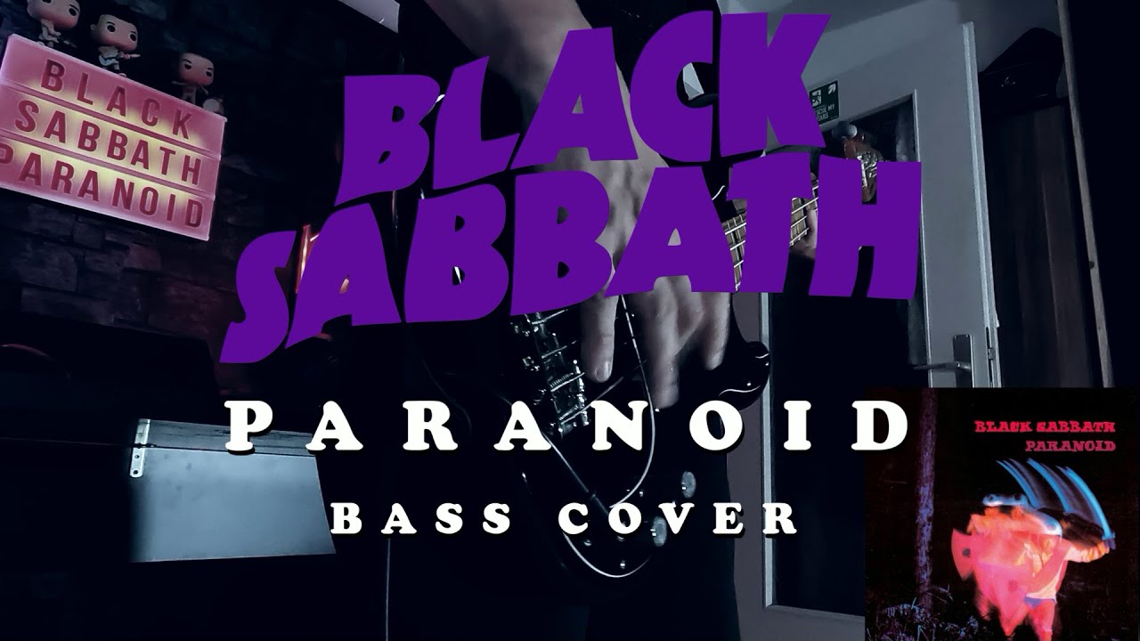 Black Sabbath- Paranoid (Bass Cover w/Tabs& Lyrics)