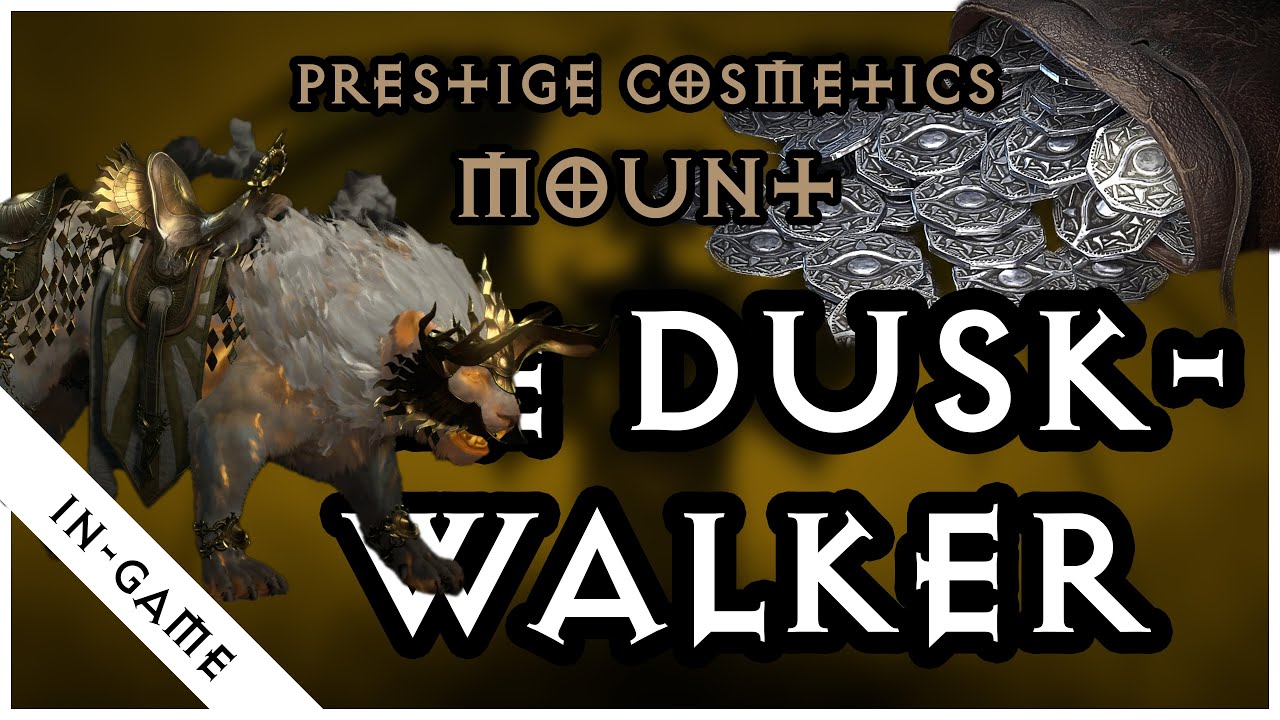 The Duskwalker | Diablo IV Cosmetics (Mount) | In-Game (4K) | 2,500 Platinum