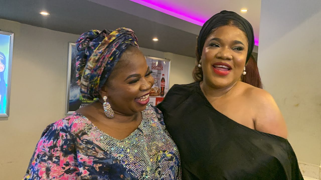 TOYIN ABRAHAM OUT FOR ENIOLA AJAO AT NEW MOVIE PREMIERE “AJAKAJU”