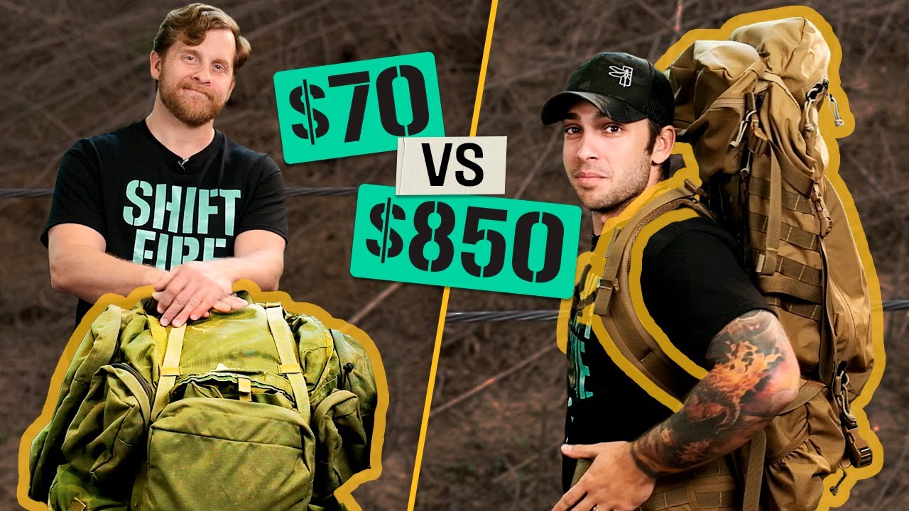 Spec Ops Test CHEAP vs. EXPENSIVE Rucksacks!