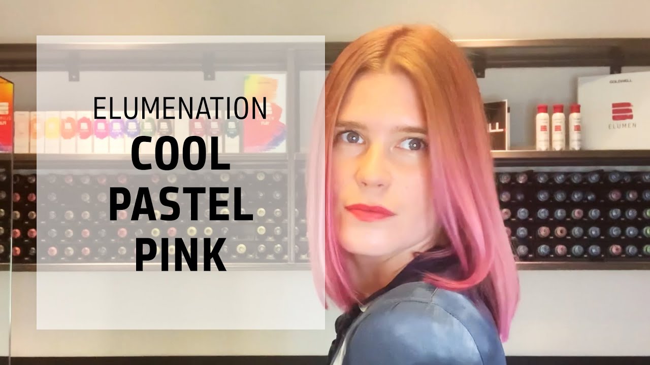 Cool Pastel Pink Hair Color | Elumenation | Goldwell Education Plus