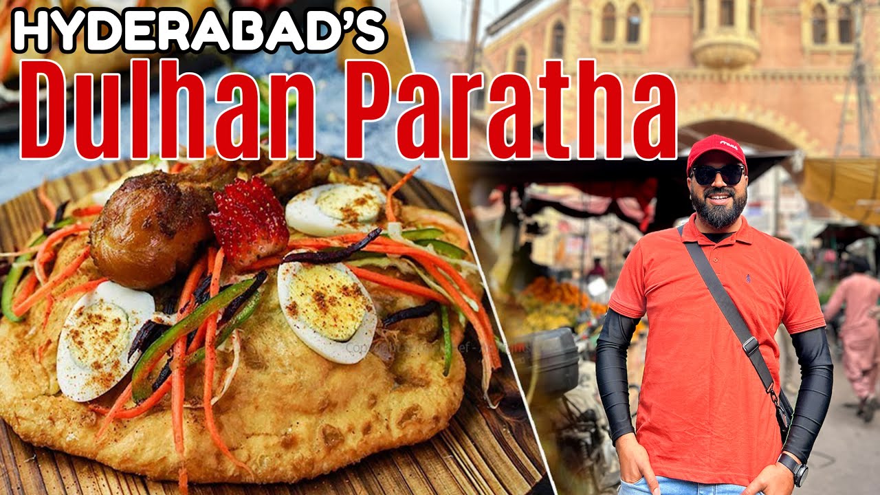 Hyderabad Ka Famous Dulhan Paratha | Hyderabad Street Food Tour | Sindh Tour EP-10 | Ammar Biker