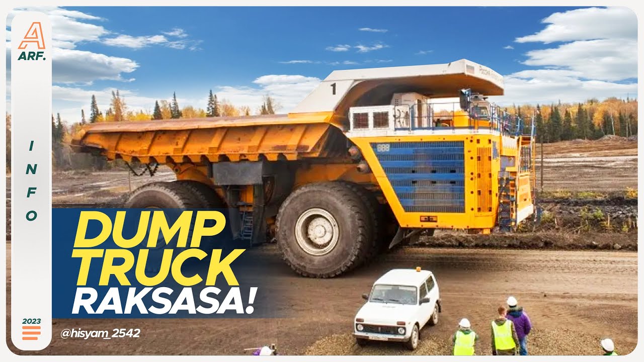 GILA!! Inilah DUMP TRUCK Terbesar di Dunia!! BELAZ 75710