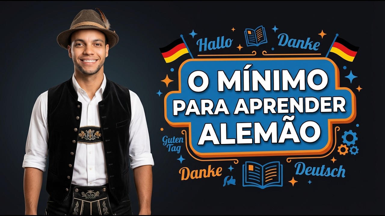 O Mínimo Que Você TEM QUE Fazer Pra Aprender ALEMÃO Rápido! (Faça ISSO Agora e Saia na Frente)