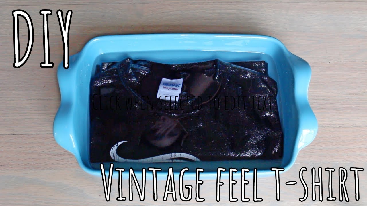 DIY | How to Make Your Shirt Feel Vintage!