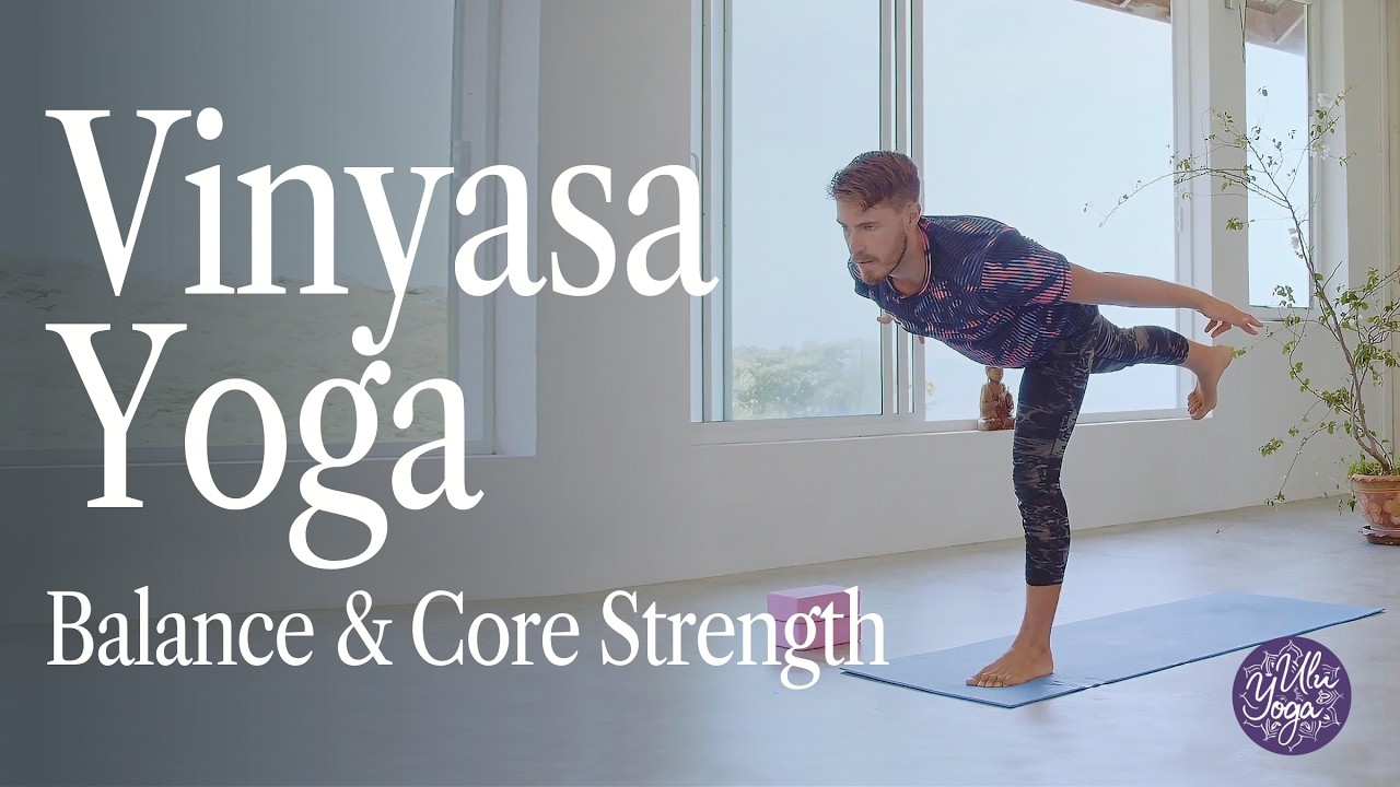 90-Minute Intermediate Dynamic Vinyasa Flow | Balancing & Core Strenght  | ULU Yoga (lesson 6)
